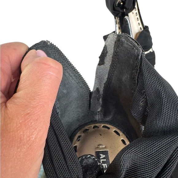 Alex Marie Black Dressy Gladiator Sandals Size 8M | Strappy Ankle Zip - Picture 10 of 10